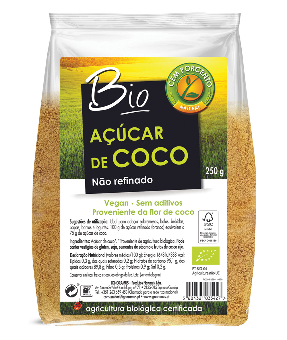 açúcar de coco bio 250g