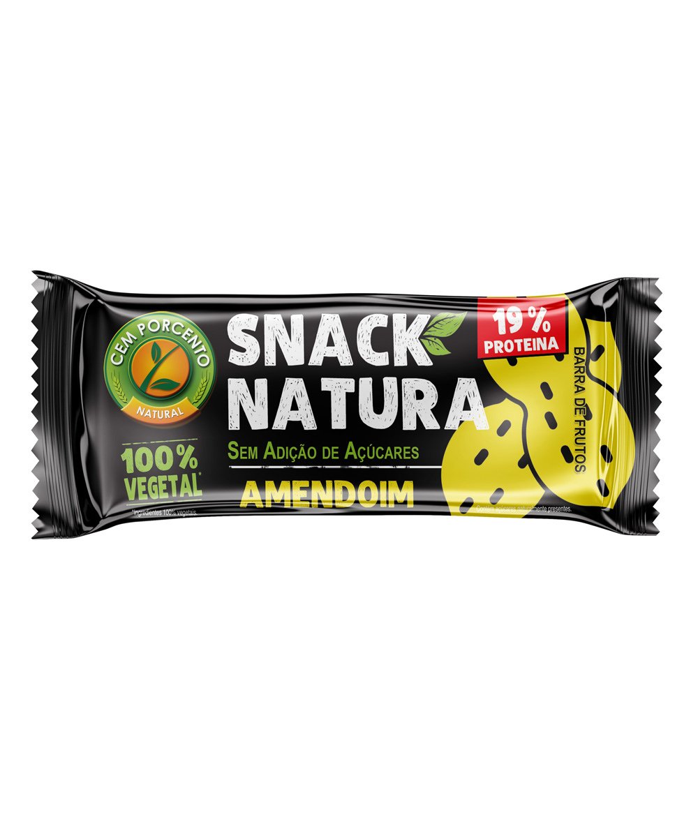 barra proteica amendoim snack natura 30g
