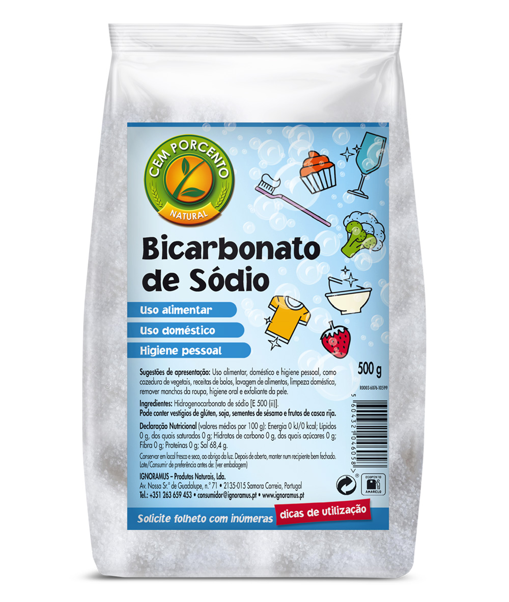 bicarbonato de sódio 500g