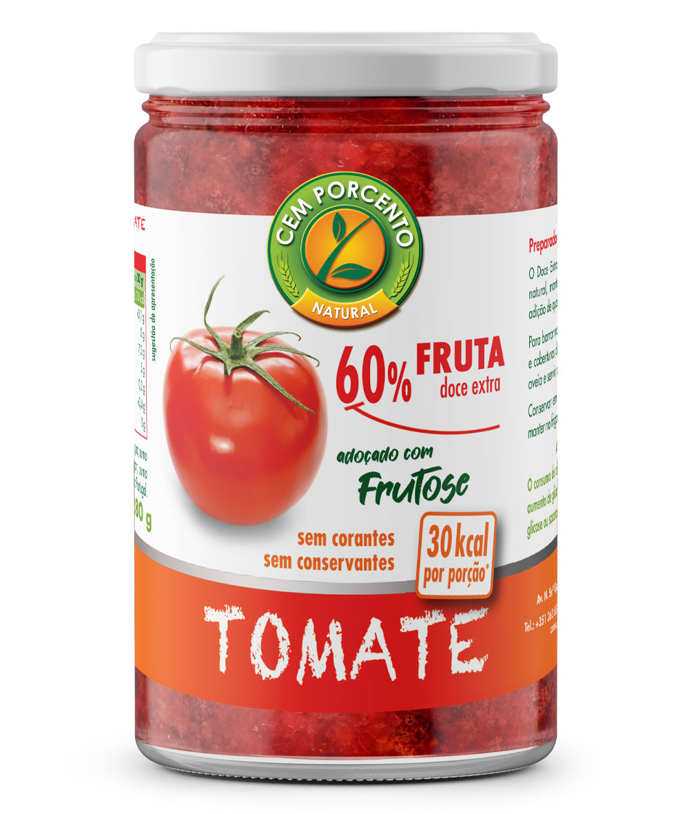 compota de tomate com frutose 280g