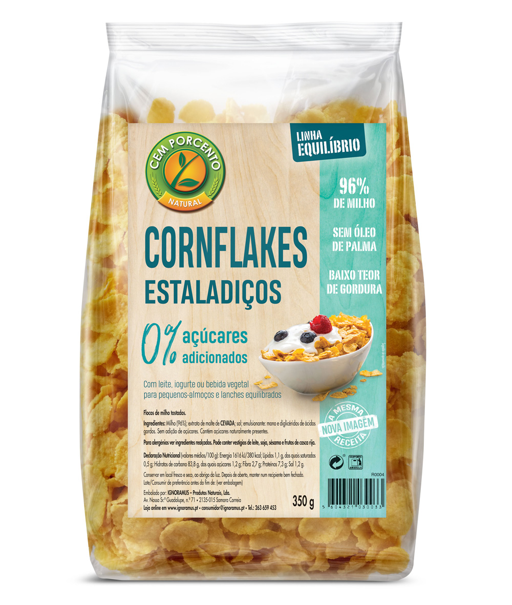 cornflakes + estaladiços sem açúcar 350g