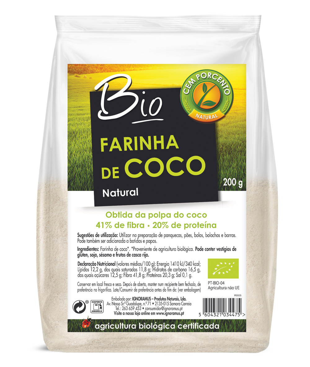farinha de coco bio 200g
