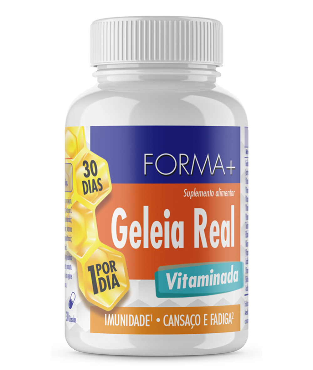 geleia real + 13 vitaminas 30 cápsulas