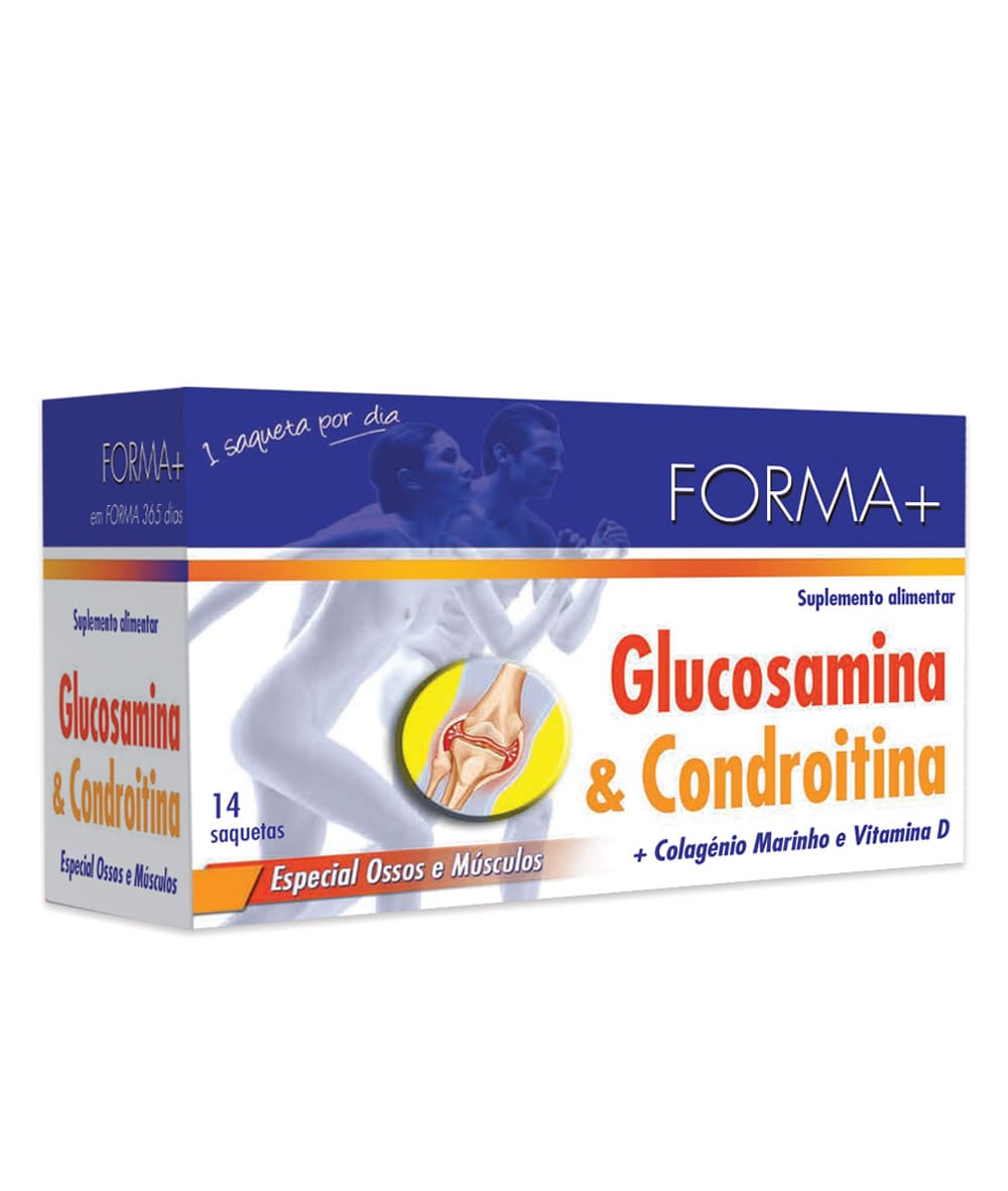 glucosamina & condroitina solúvel 14 saq