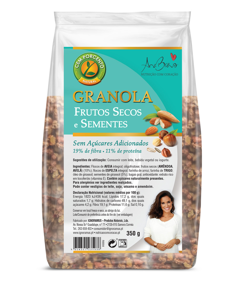 granola frutos secos by ana bravo 350g