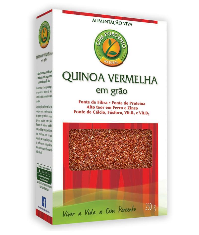 quinoa vermelha em grão 250g